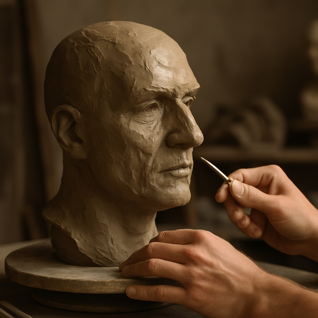 Portraitstudien bedeutender Bildhauer – von ingovogelmann